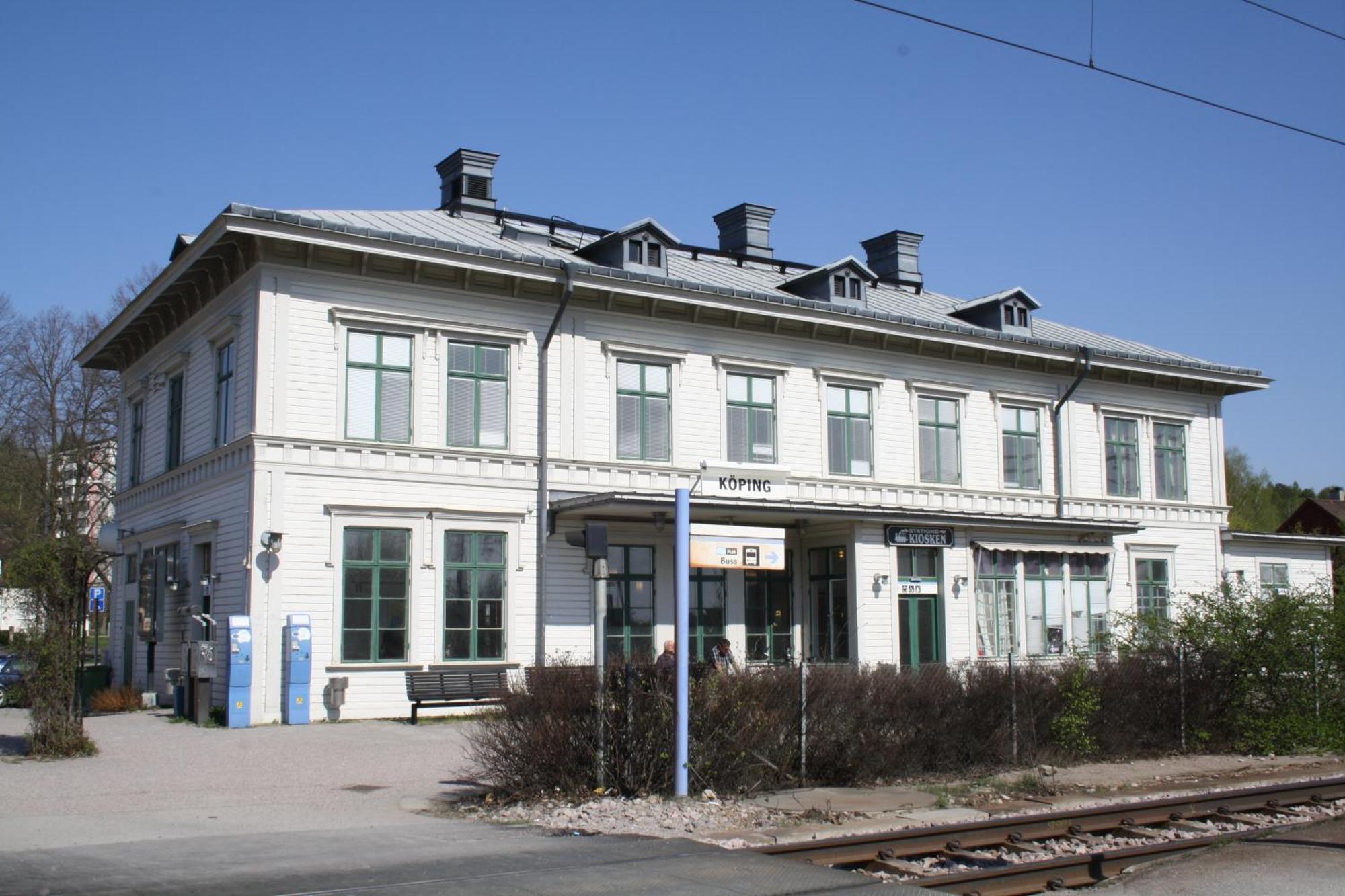 Stationshusets Hotell Och Cafe Köping Εξωτερικό φωτογραφία